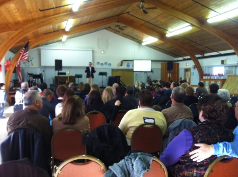 First Sunday in new meeting location - Feb 2012